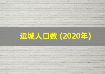 运城人口数 (2020年)